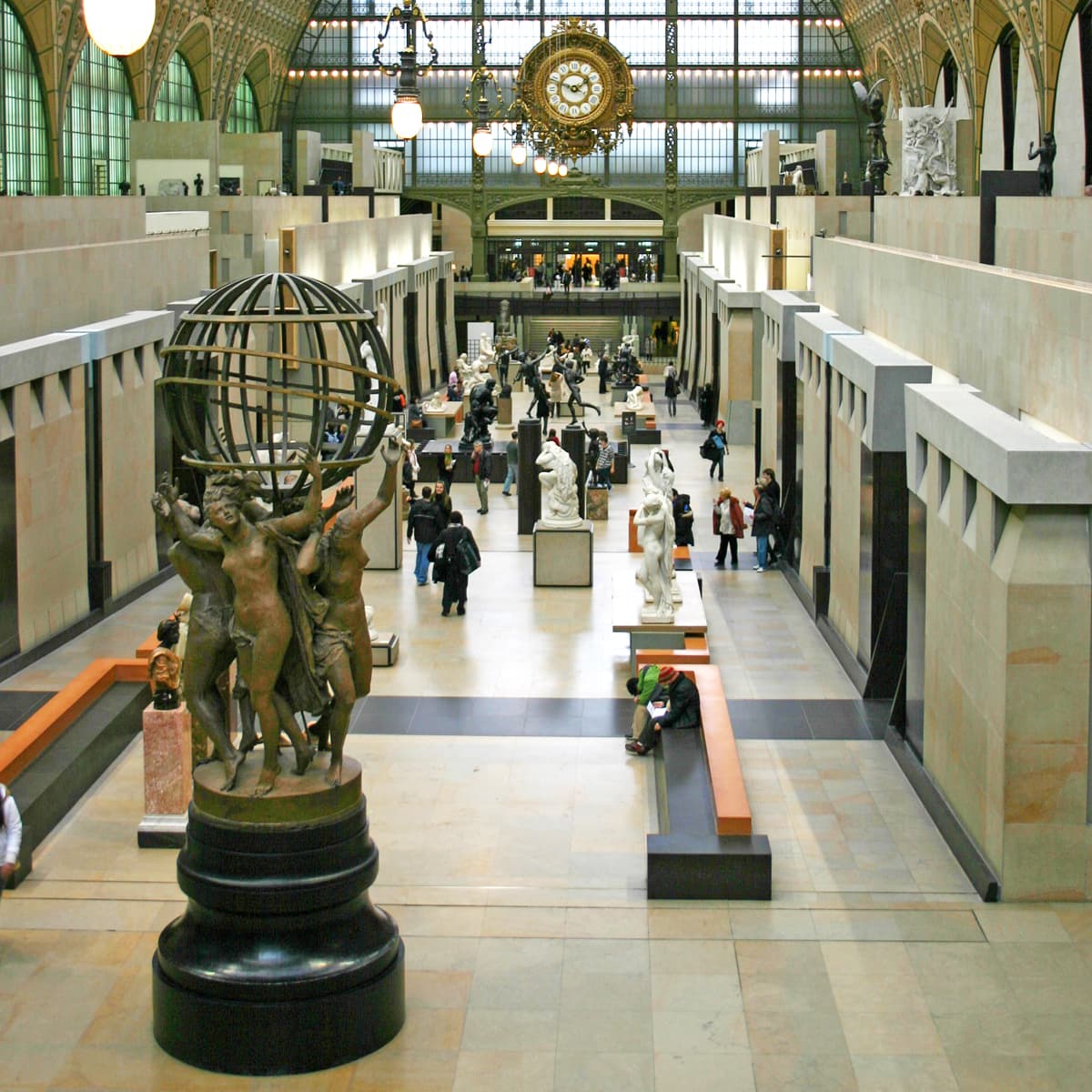 Tour Begins: Main Floor Statues