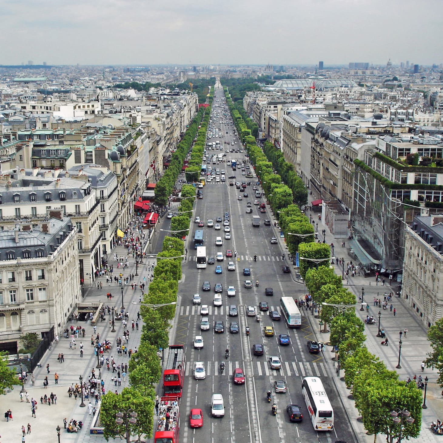 Climbing the Arc de Triomphe