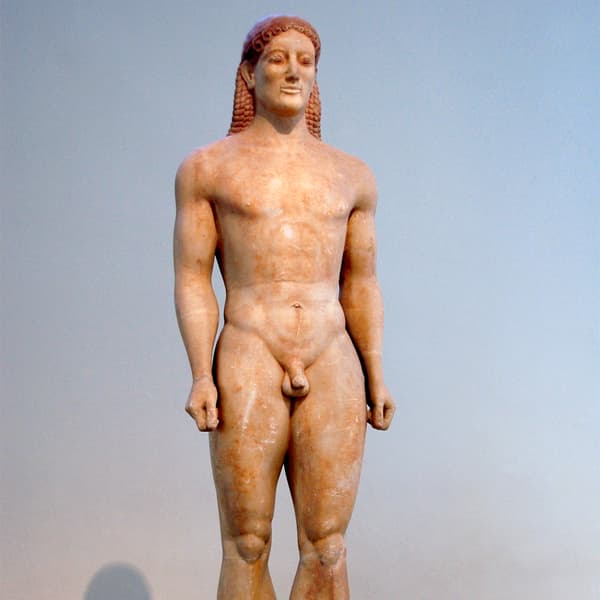 More Kore and Kourous Statues