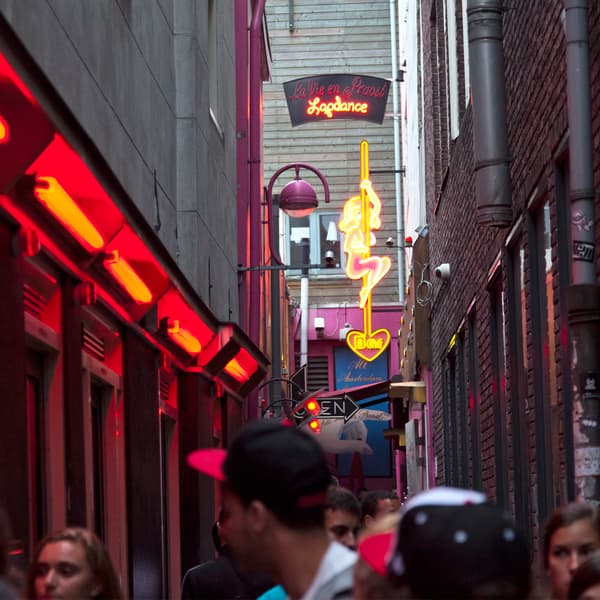 Prostitutes in Narrow Alleyways