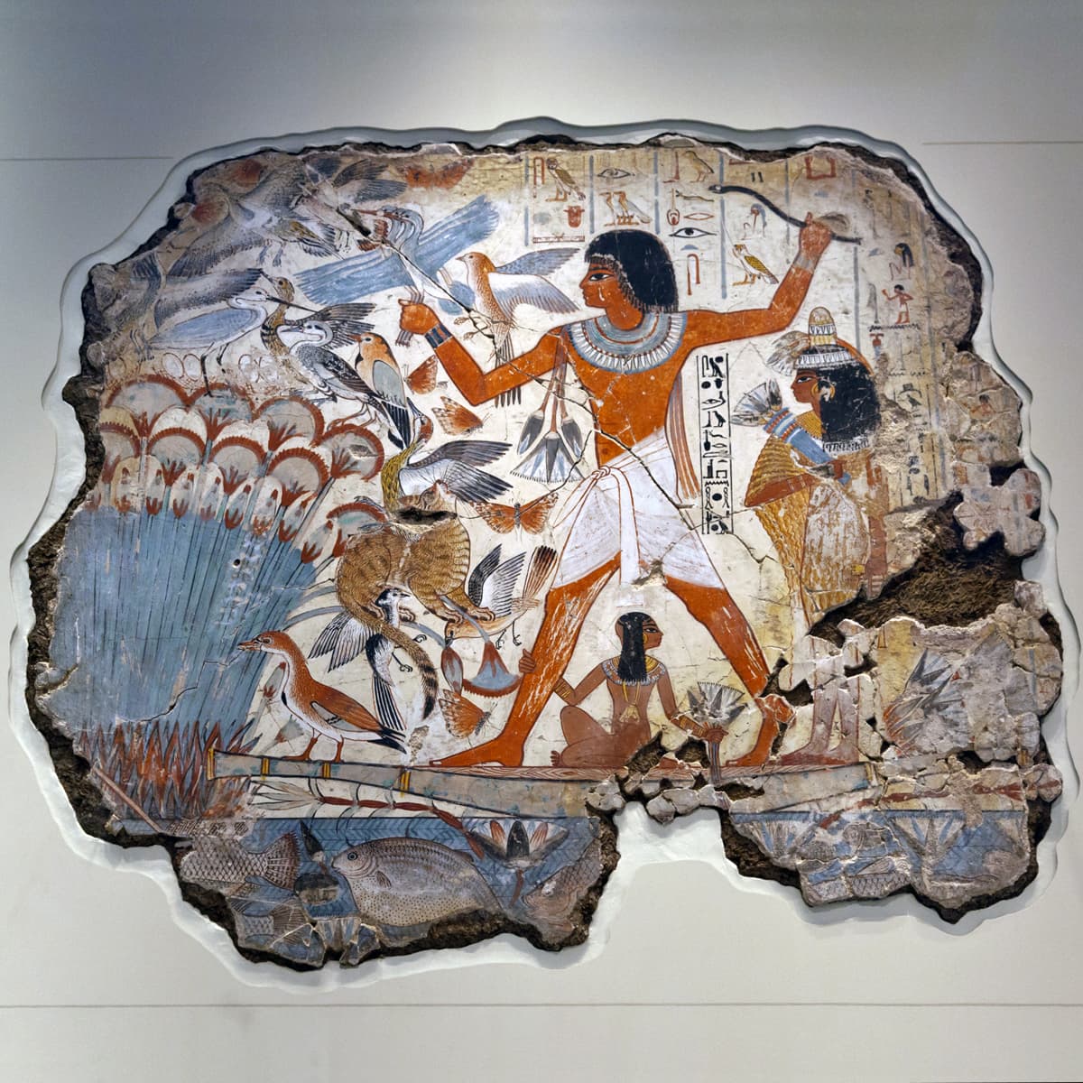 Painting of Nebamun Hunting in Marshes