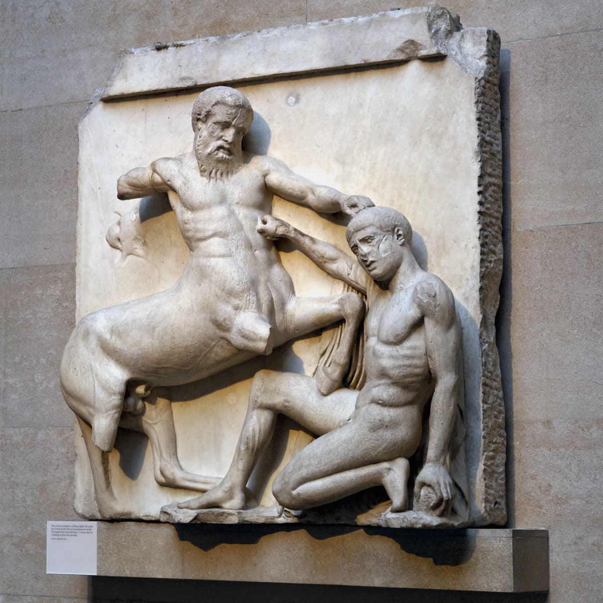 Metopes: Battle of Lapiths, Centaurs