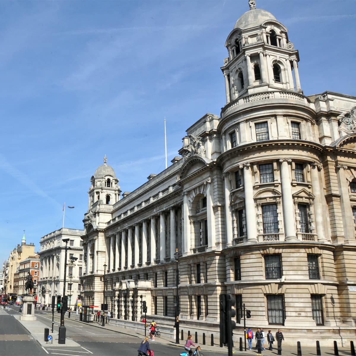 Walking Along Whitehall