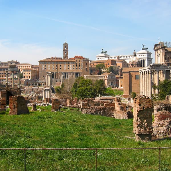 Tour Begins: View of Forum